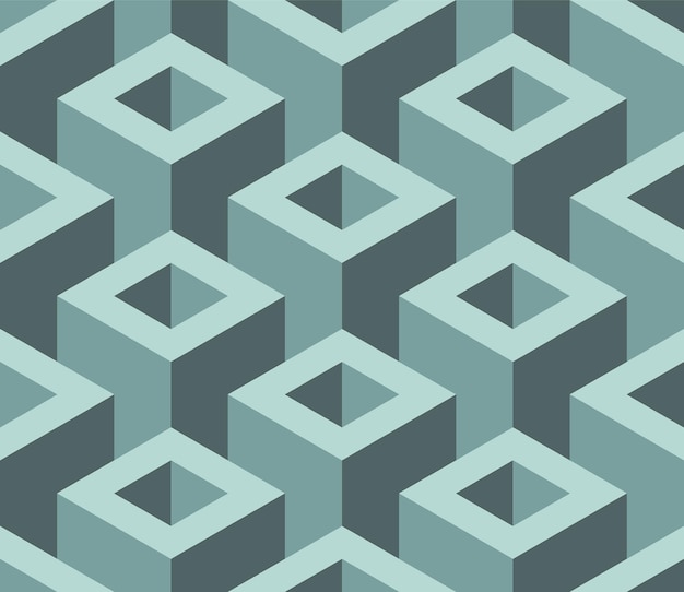geometric abstract isometric shape pattern