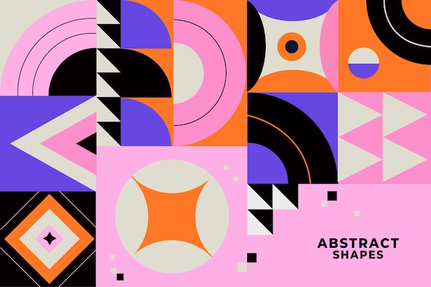geometric abstract shapes background