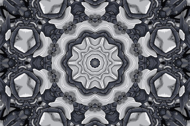 Geometric abstract vector yoga background illustration