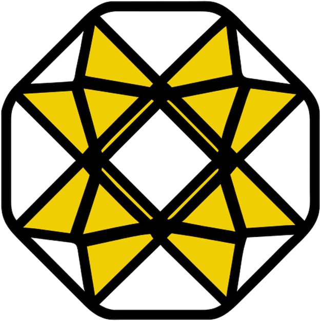geometric abstraction create an abstract avatar using geometric shapes and patterns added color icon