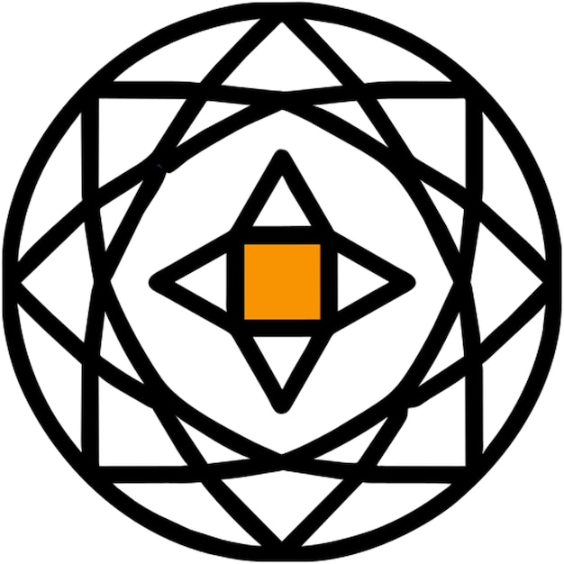 geometric abstraction create an abstract avatar using geometric shapes and patterns added color icon