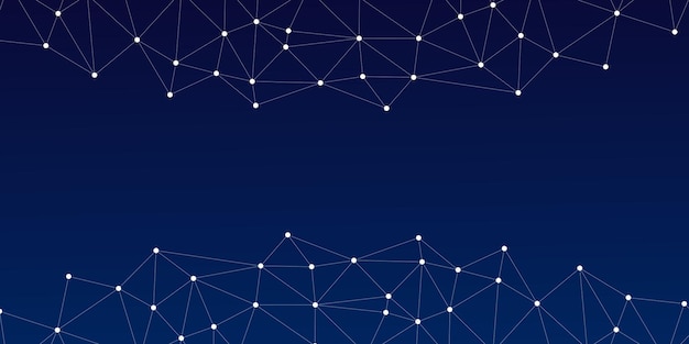 geometric background and connecting dots and lines global network connection