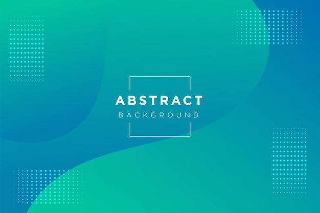Geometric background with green smooth gradient