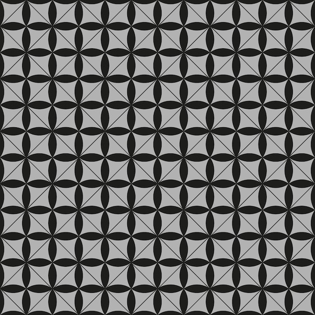 Geometric Black and Gray Pattern