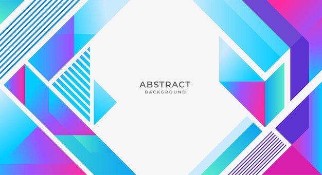 Geometric colorful gradient background