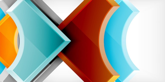 geometric design abstract background circles and triangles