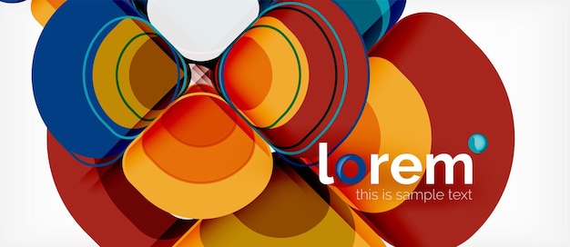 geometric modern abstract background