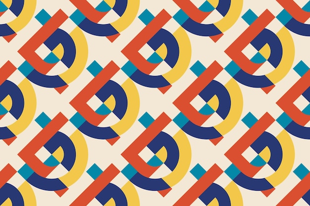 geometric pattern background seamless texture vector illustration