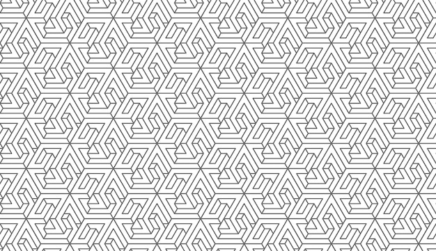 Geometric pattern seamless Trendy design vector background for web backdrop or paper print Tile texture