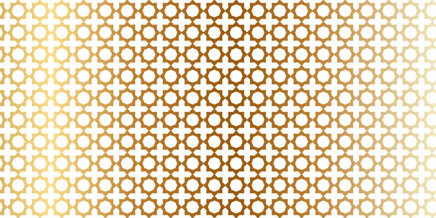 Geometric pattern Vector geometric Arabic pattern on a white background in gold color Background for your design Vector EPS 10