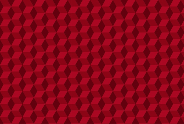 geometric pattern with square in red tones vector background texture