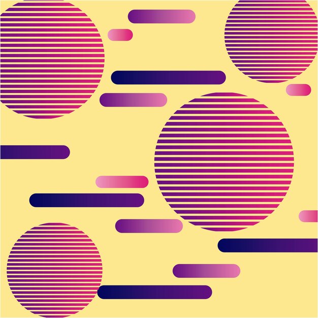 Geometric seamless pattern trendy Memphis retro background template