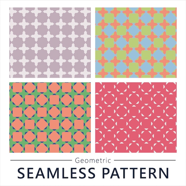 Geometric seamless vector pattern n187