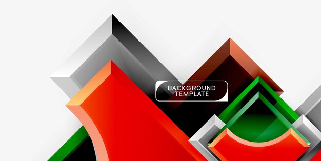 Geometric shapes abstract background