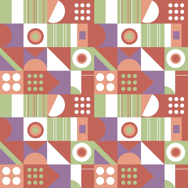 geometric shapes pattern with abstract background design concept illustration