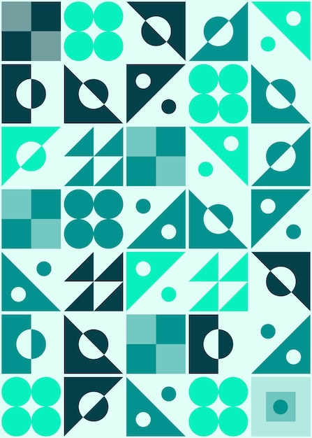 Geometric shapes pattern
