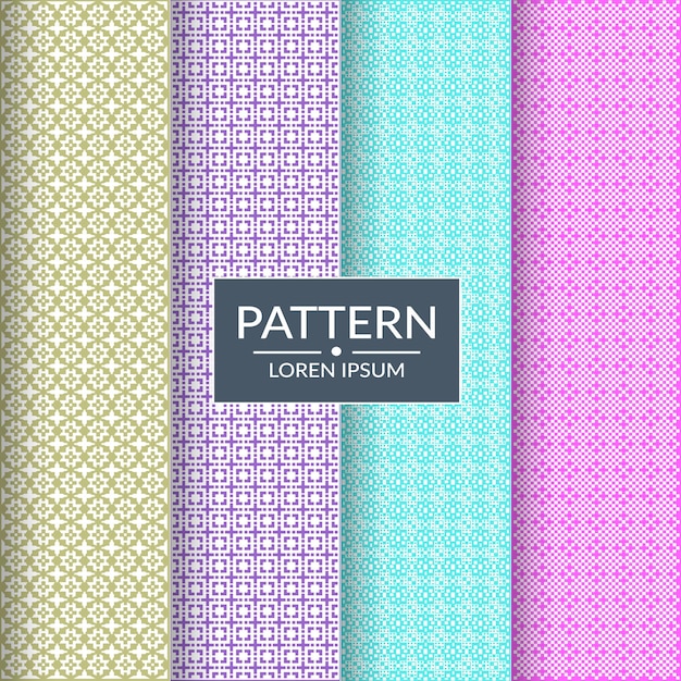 Geometric textile floral pattern background Seamless Line Circle stylish pattern texture