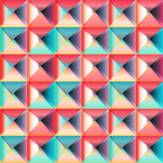 geometric triangles seamless pattern vector eps 10