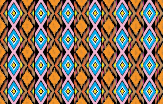 geometric vector background with sacral tribal ethnic elements. traditional triangles gypsy