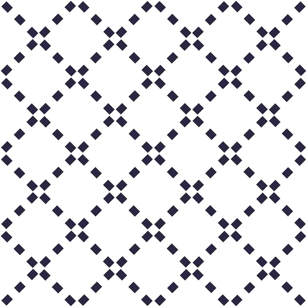 Geometric vector seamless pattern with crossed lines, abstract background. Simple minimalistic black and white design. Single color, black and white. Usable for fabric, wallpaper, wrapping, web and pr