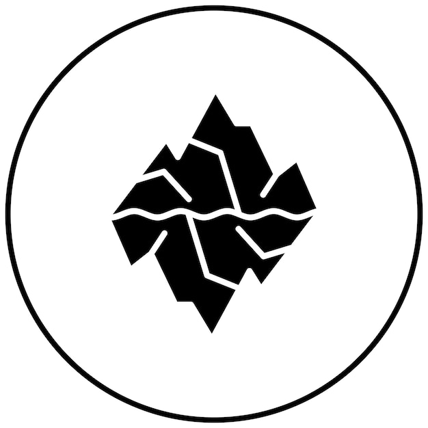 Glaciers icon vector image Can be used for In The Wild