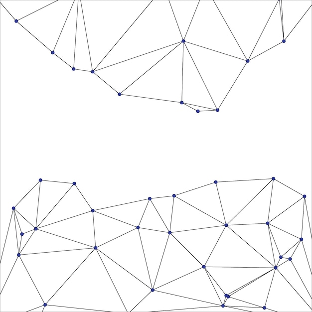 Global network connection background for banner design Abstract line background with connecting dots and lines Network Connecting dot polygon Social network communication Internet technology