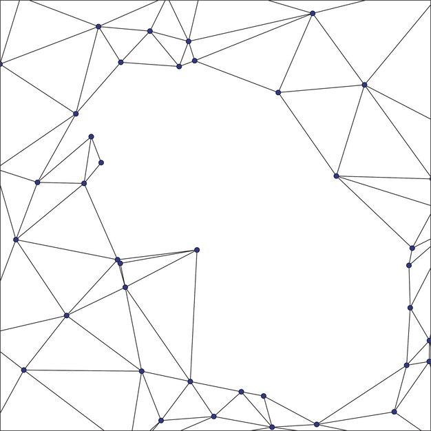Global network connection background for banner design Abstract line background with connecting dots and lines Network Connecting dot polygon Social network communication Internet technology