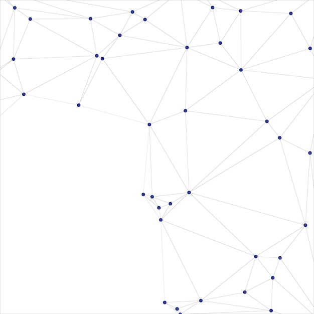 Global network connection background for banner design Abstract line background with connecting dots and lines Network Connecting dot polygon Social network communication Internet technology