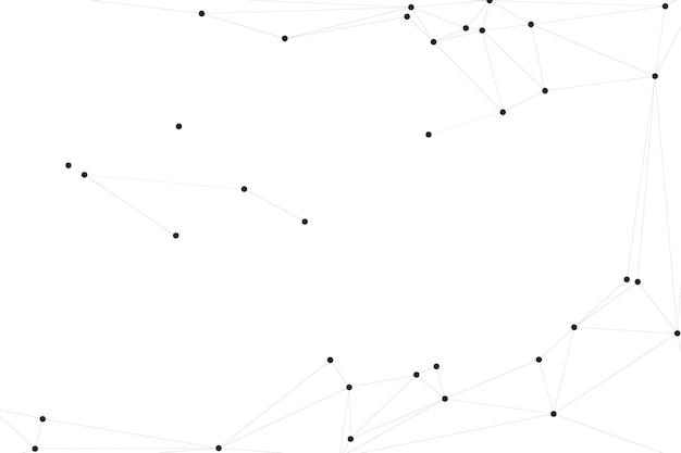 Global network connection background for banner design Abstract line background with connecting dots and lines Network Connecting dot polygon Social network communication Internet technology