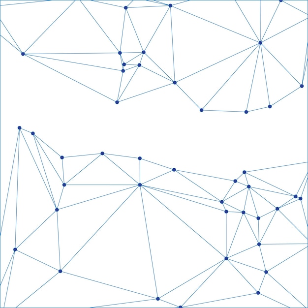 Global network connection background for banner design Abstract line background with connecting dots and lines Network Connecting dot polygon Social network communication Internet technology