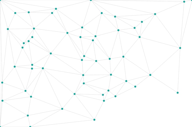Global network connection background for banner design Abstract line background with connecting dots and lines Network Connecting dot polygon Social network communication Internet technology
