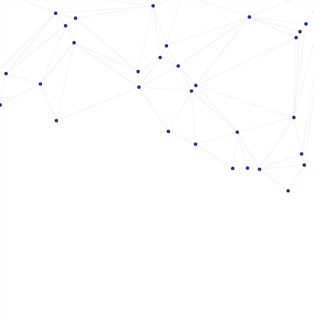 Global network connection background for banner design Abstract line background with connecting dots and lines Network Connecting dot polygon Social network communication Internet technology