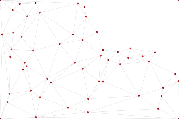 Global network connection background for banner design Abstract line background with connecting dots and lines Network Connecting dot polygon Social network communication Internet technology