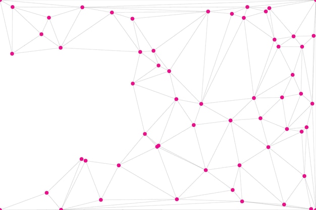 Global network connection background for banner design Abstract line background with connecting dots and lines Network Connecting dot polygon Social network communication Internet technology
