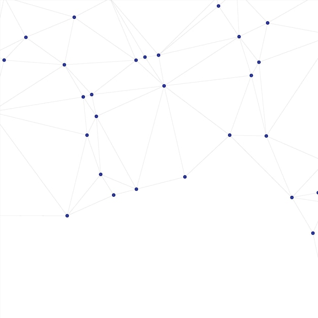 Global network connection background for banner design Abstract line background with connecting dots and lines Network Connecting dot polygon Social network communication Internet technology