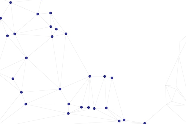 Global network connection background for banner design Abstract line background with connecting dots and lines Network Connecting dot polygon Social network communication Internet technology