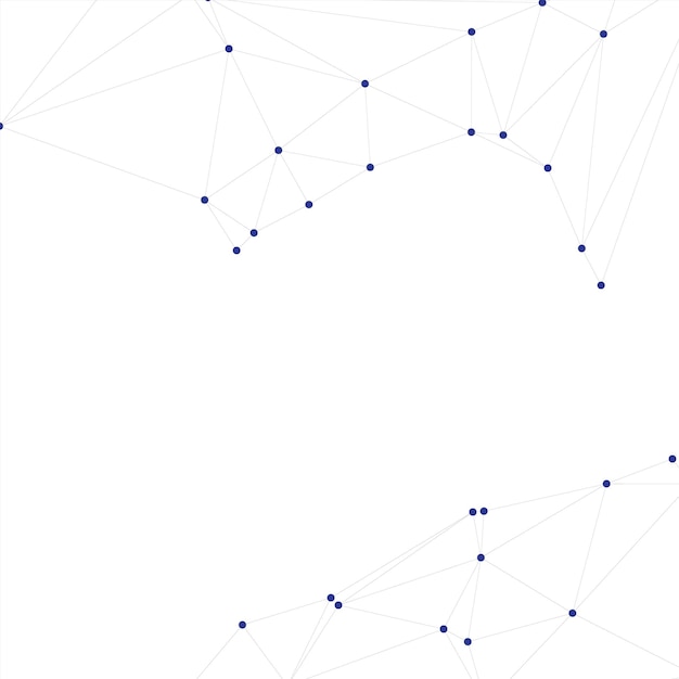 Global network connection background for banner design Abstract line background with connecting dots and lines Network Connecting dot polygon Social network communication Internet technology