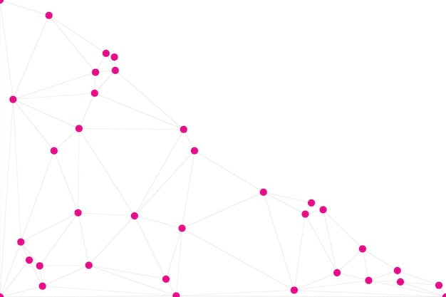 Global network connection background for banner design Abstract line background with connecting dots and lines Network Connecting dot polygon Social network communication Internet technology