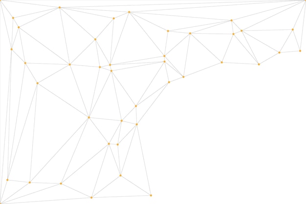 Global network connection background for banner design Abstract line background with connecting dots and lines Network Connecting dot polygon Social network communication Internet technology