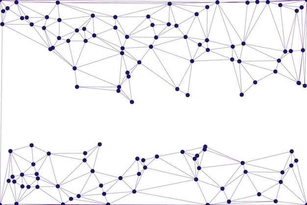 Global network connection background for banner design Abstract line background with connecting dots and lines Network Connecting dot polygon Social network communication Internet technology