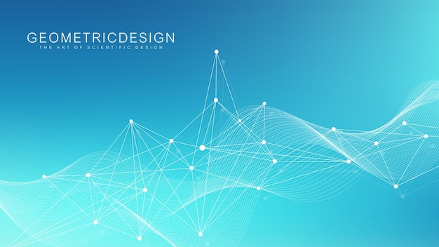 global network connection banner design template