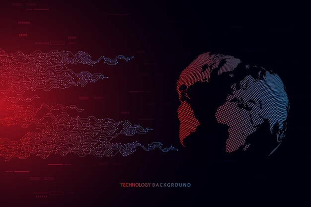 global network connectionabstract background technology graphic design network wireless systems and internet big data global network high speed connection data rate technology
