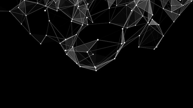 global network connections abstract vector neural networks cyberspace futuristic grid ai