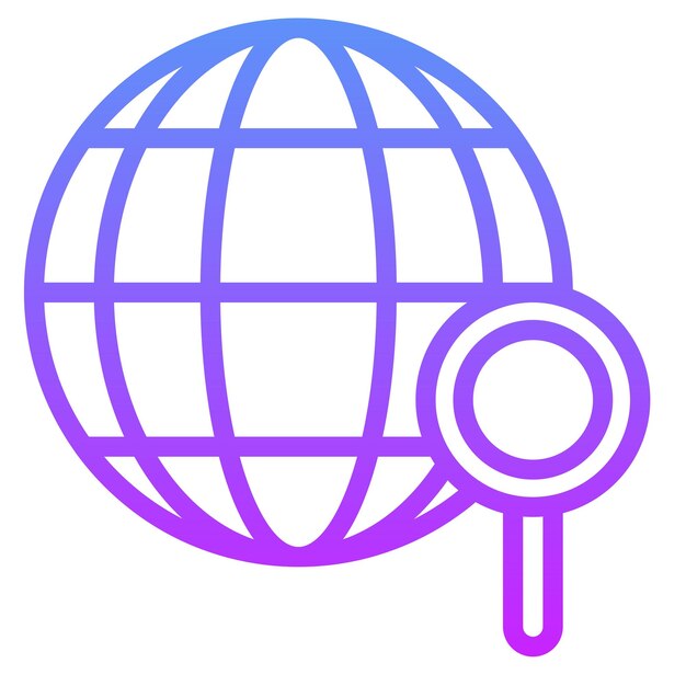 Global Research vector icon illustration of Renewable Energy iconset