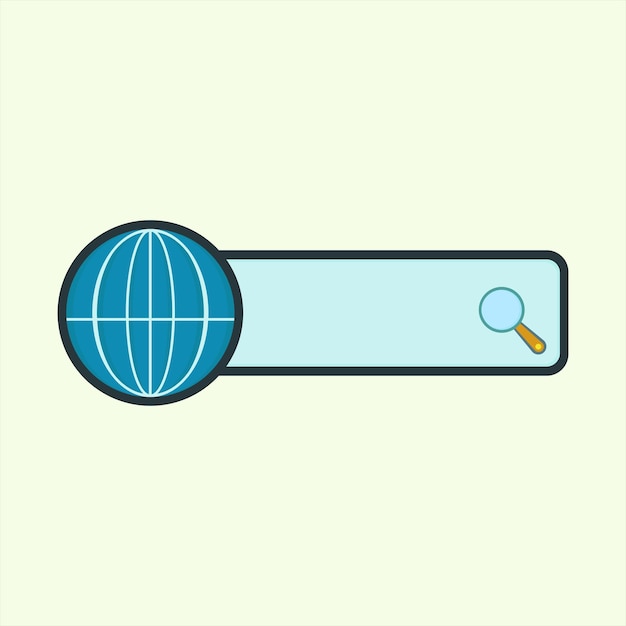 Global Search icon icon related to design elements suitable for web site app user interfaceselement printable etc flat icon style simple vector design editable