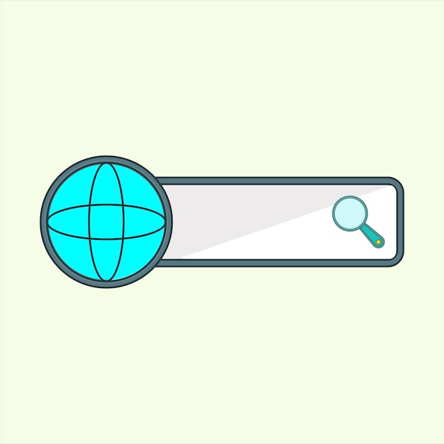 Global Search icon icon related to design elements suitable for web site app user interfaceselement printable etc flat icon style simple vector design editable