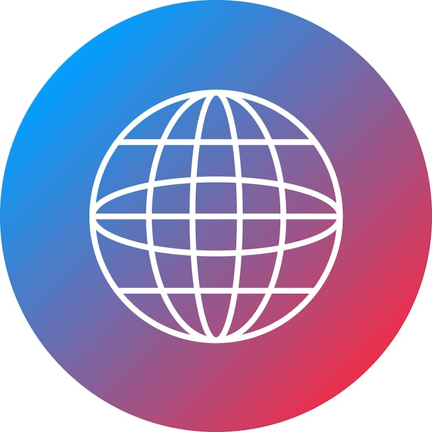 globe icon vector image can be used for news and media