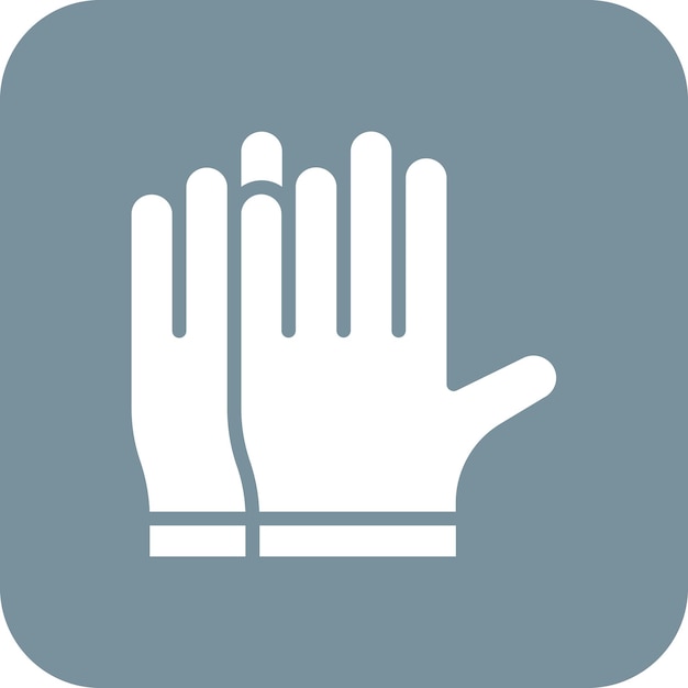 Gloves vector icon illustration of Chemistry iconset