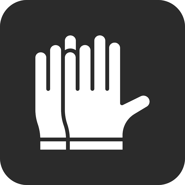 Gloves vector icon illustration of Chemistry iconset