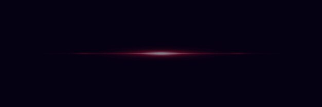 glowing horizontal flare effect beam light neon line light